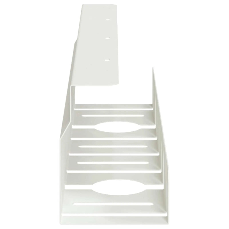 Under Desk Cable Management Tray 2 pcs White 43 x 9 x 11 cm