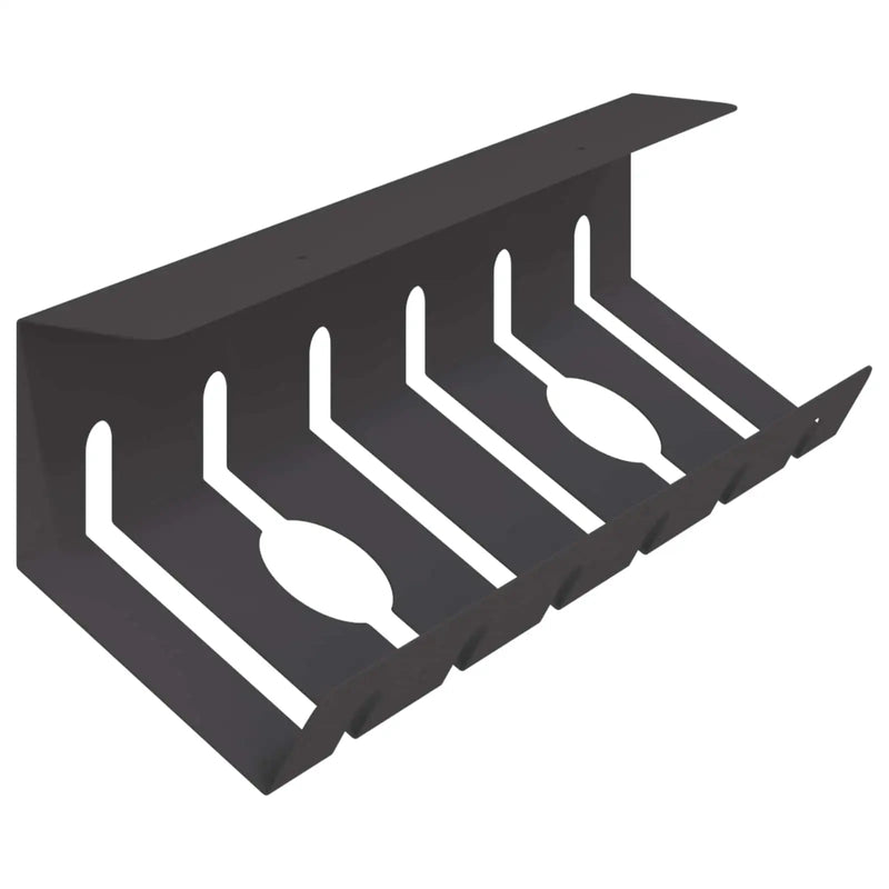 Under Desk Cable Management Tray 2 pcs Black