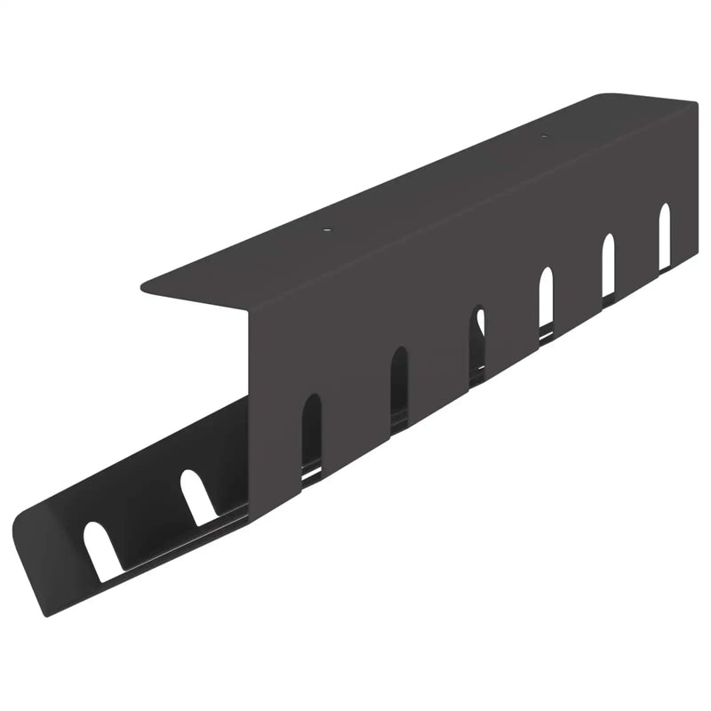 Under Desk Cable Management Tray 2 pcs Black