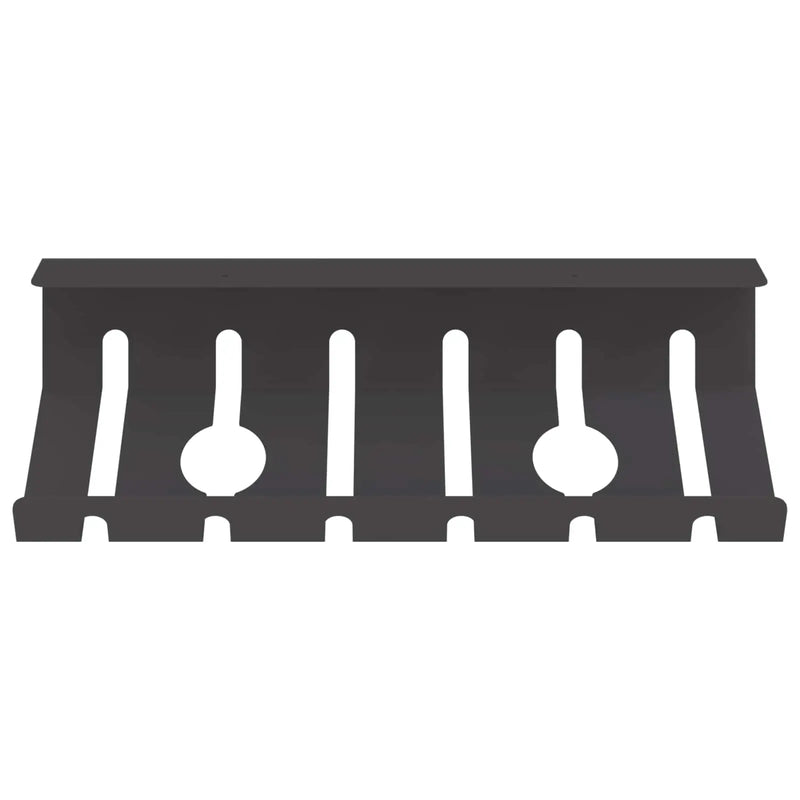Under Desk Cable Management Tray 2 pcs Black