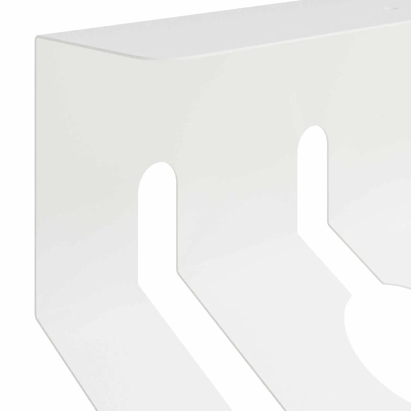 Under Desk Cable Management Tray 2 pcs White