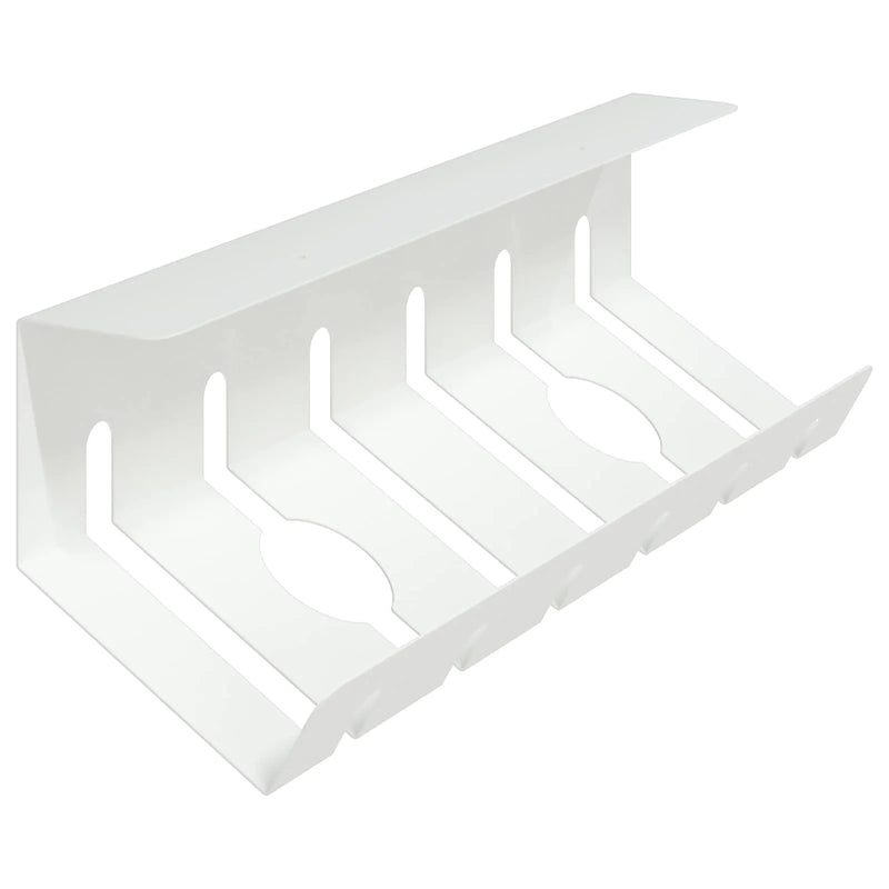 Under Desk Cable Management Tray 2 pcs White