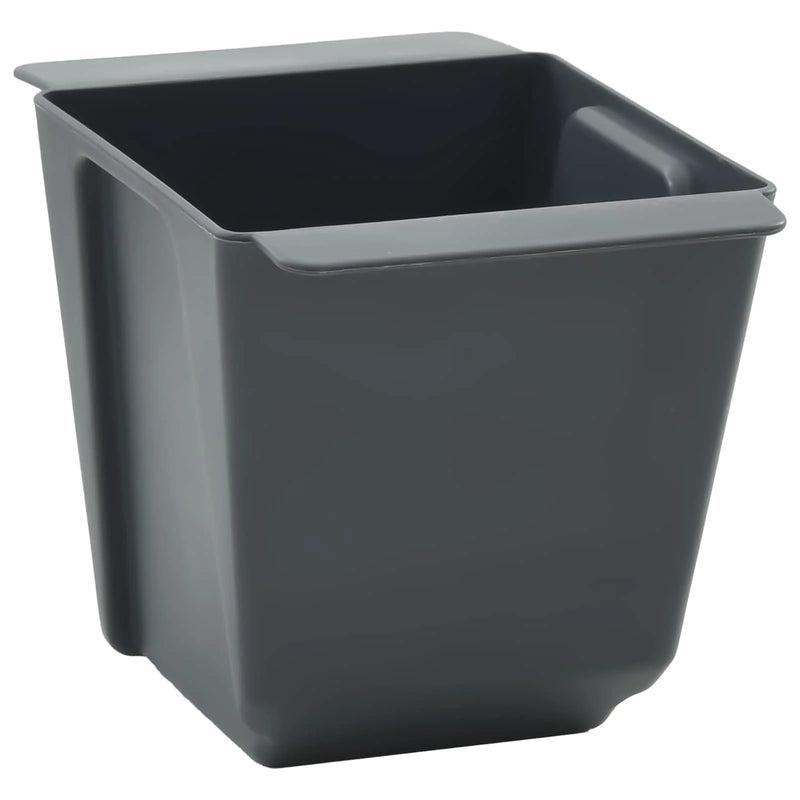 Flower Boxes for Euro Pallets 12 pcs Grey 13.5 x 9 x 9.5 cm