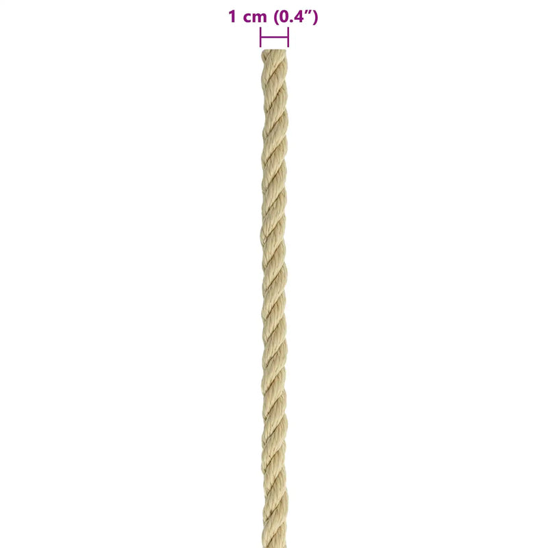 Boat Rope 50 m 1 Natural PP