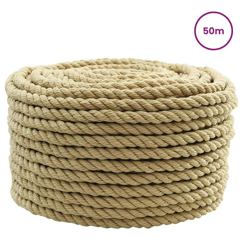 Boat Rope 50 m 1 Natural PP