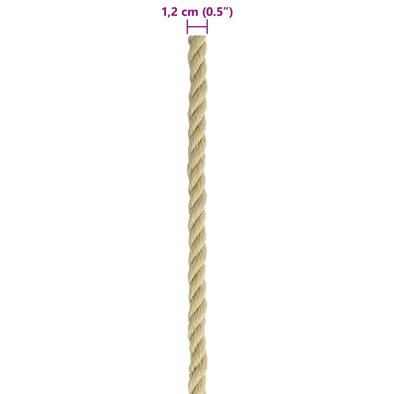 Boat Rope 25 m 1.2 Natural PP