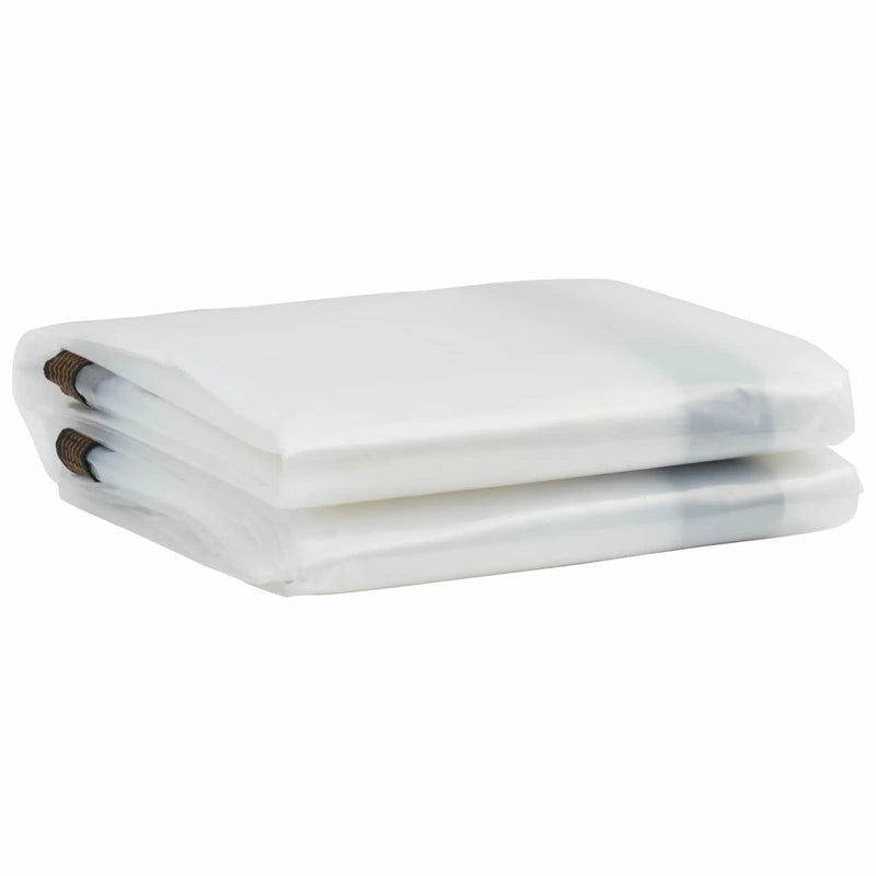 Tarpaulin with Eyelets Transparent 3 x 4 m Polyethylene