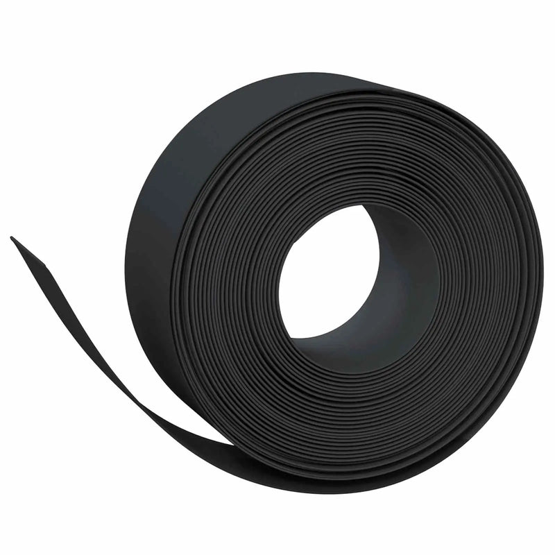 Garden Edging 25 m 20 cm PE Black