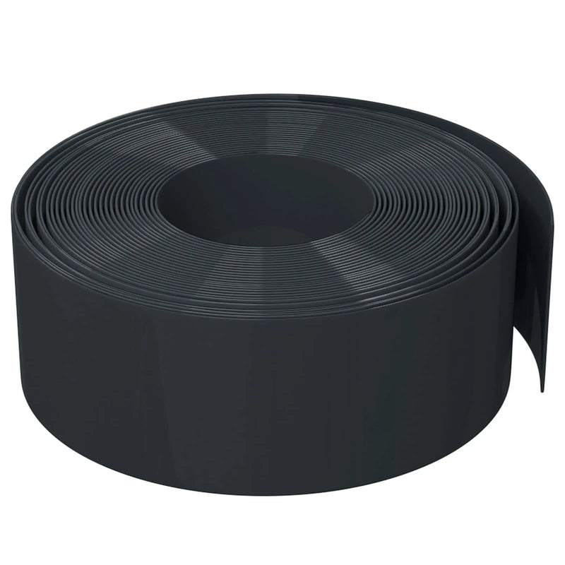 Garden Edging 25 m 20 cm PE Black