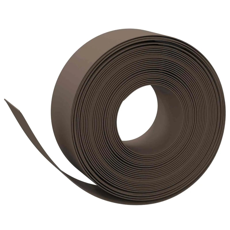 Garden Edging 25 m 20 cm PE Brown