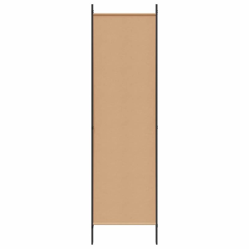 4-Panel Room Divider Beige 200 x 180 cm Fabric