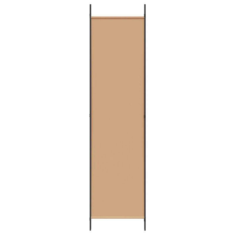 3-Panel Room Divider Beige 150 x 200 cm Fabric