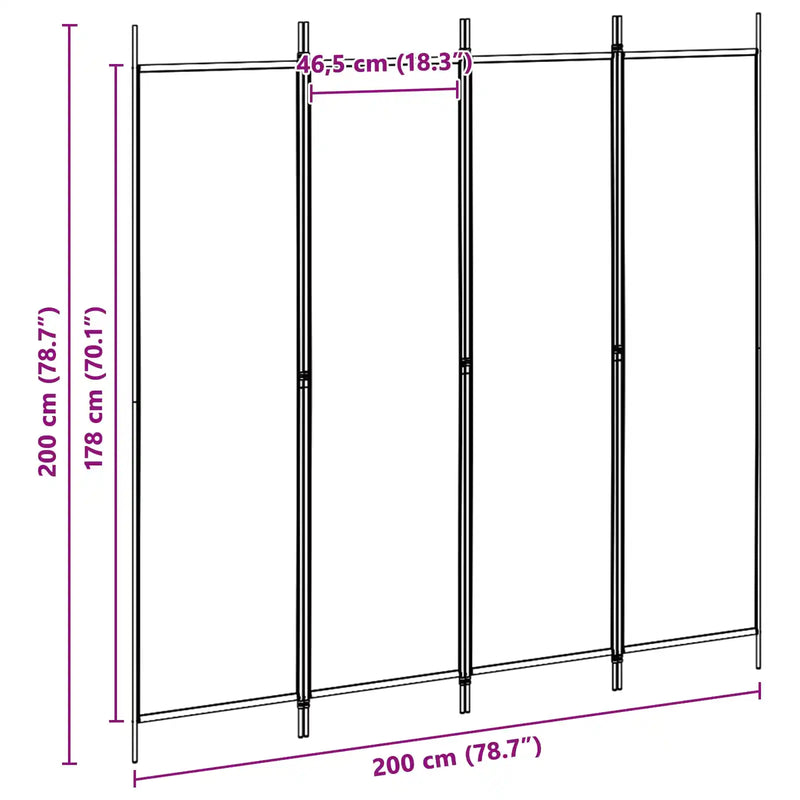 Room Divider polyester steel