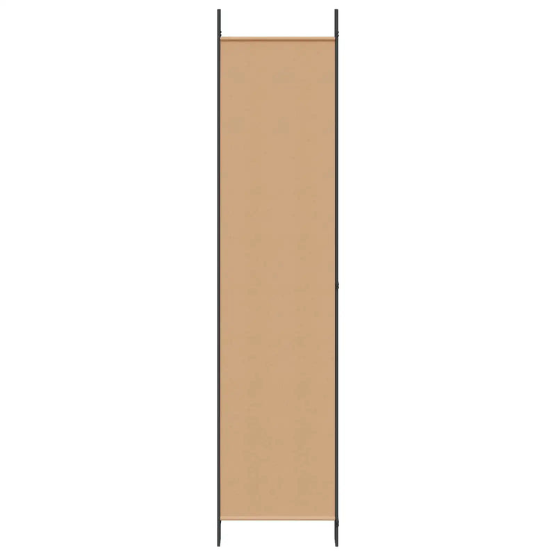 4-Panel Room Divider Beige 200 x 220 cm Fabric