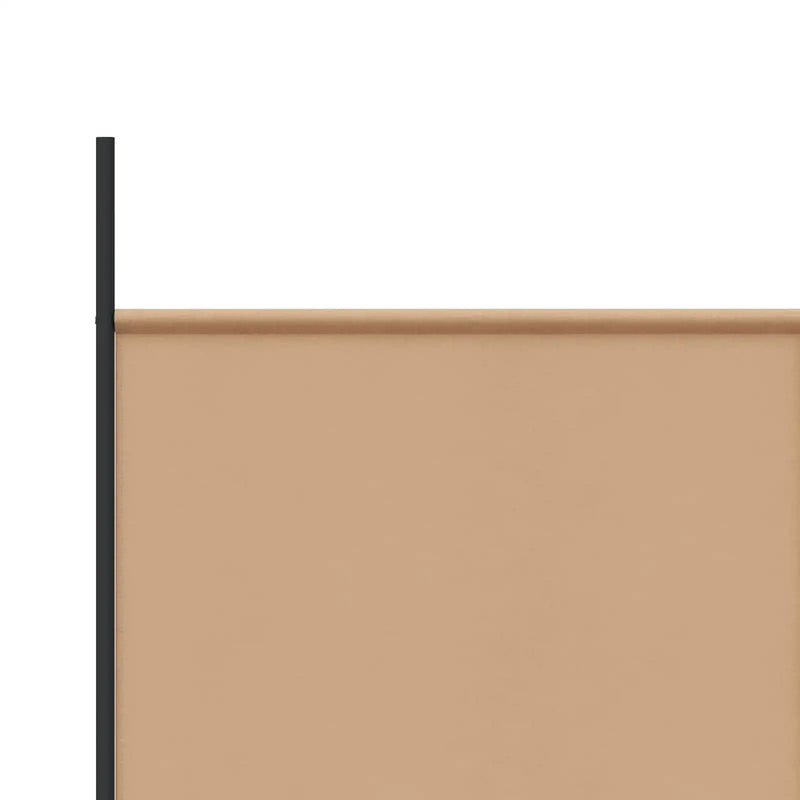 2-Panel Room Divider Beige 175 x 180 cm Fabric