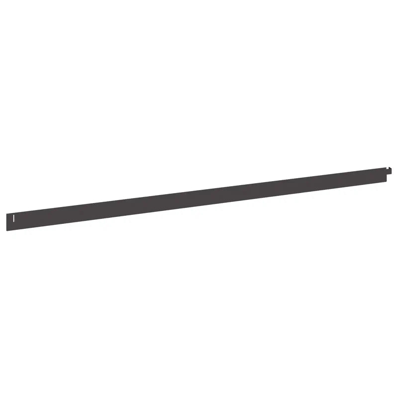 Lawn Edging 10 pcs 102 x 4 x 4 cm Steel Black