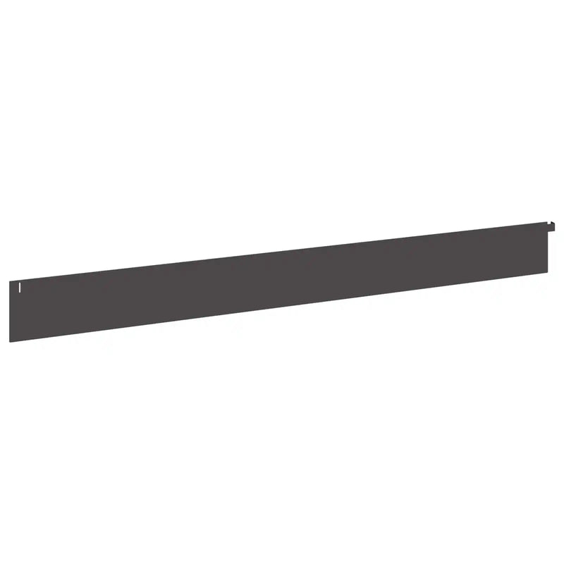 Lawn Edging 20 pcs 102 x 10 x 4 cm Steel Black