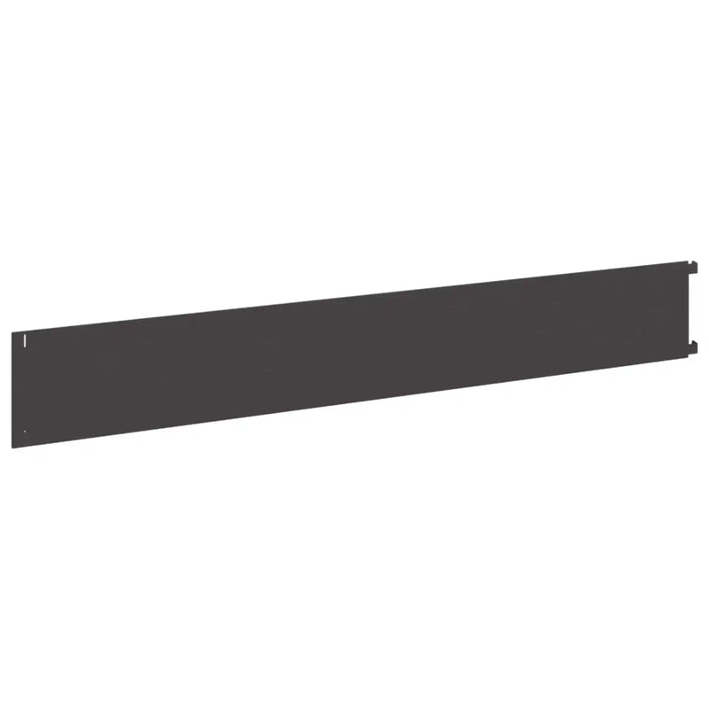 Lawn Edging 10 pcs 102 x 15 x 4 cm Steel Black