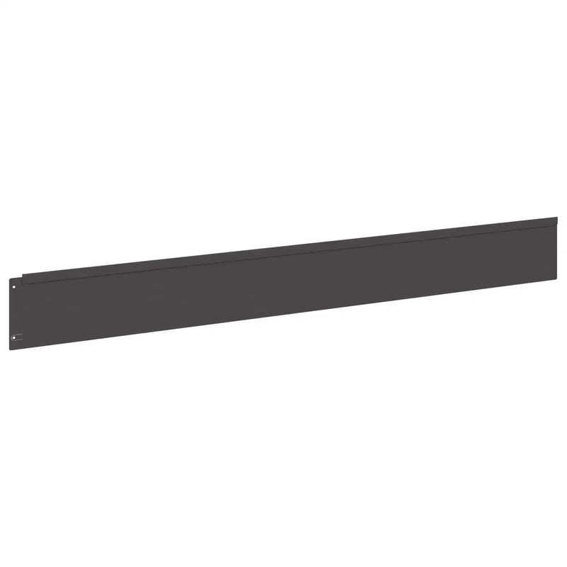 Lawn Edging 10 pcs 100 x 12 cm Steel Black