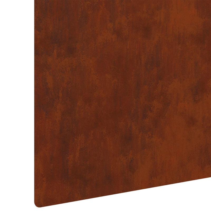 Lawn Edging 20 pcs 100 x 12 cm Steel Rusty