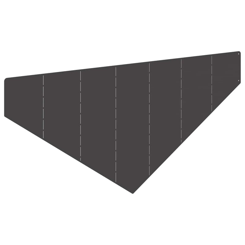 Lawn Edging 100 x 45 cm Steel Black