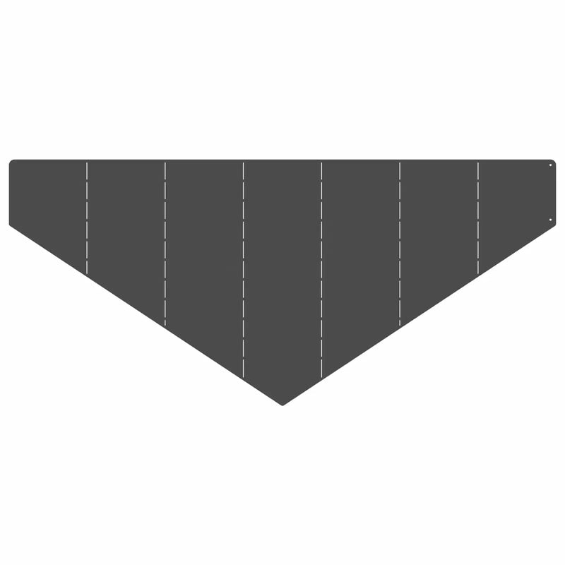 Lawn Edging 100 x 45 cm Steel Black