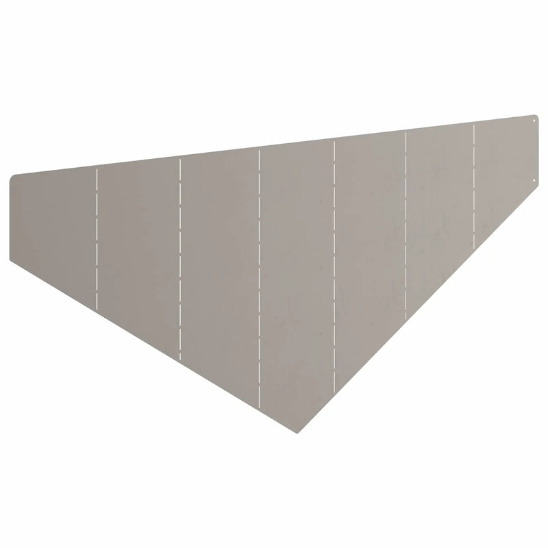 Lawn Edging 100 x 45 cm Steel Rusty