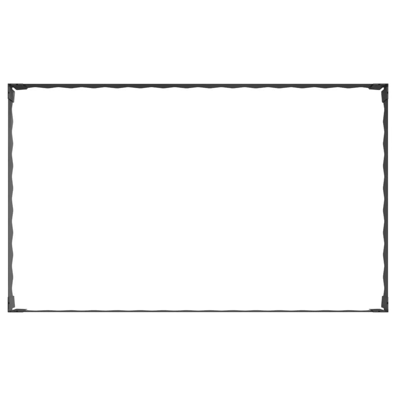 Lawn Edging 100 x 60 x 20 cm Steel Black