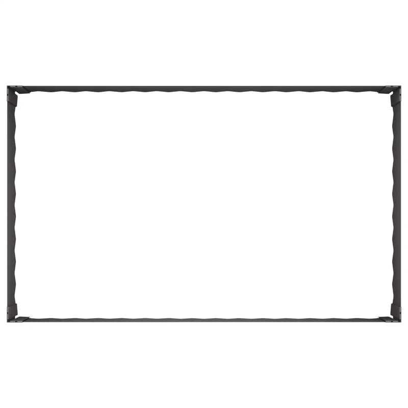 Lawn Edging 100 x 60 x 35 cm Steel Black