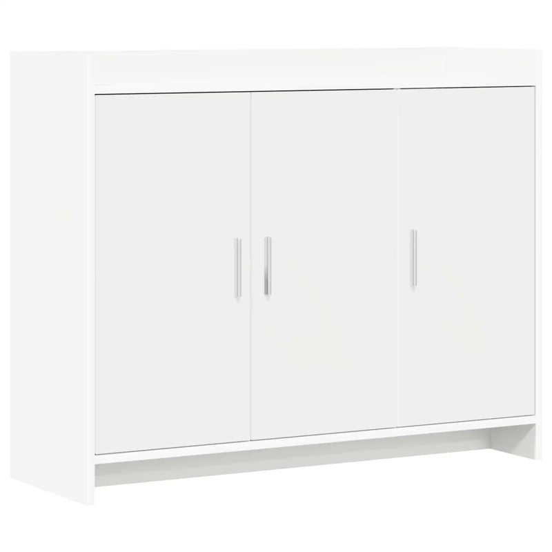 Sideboard White 98.5 x 33 x 80 cm Engineered Wood