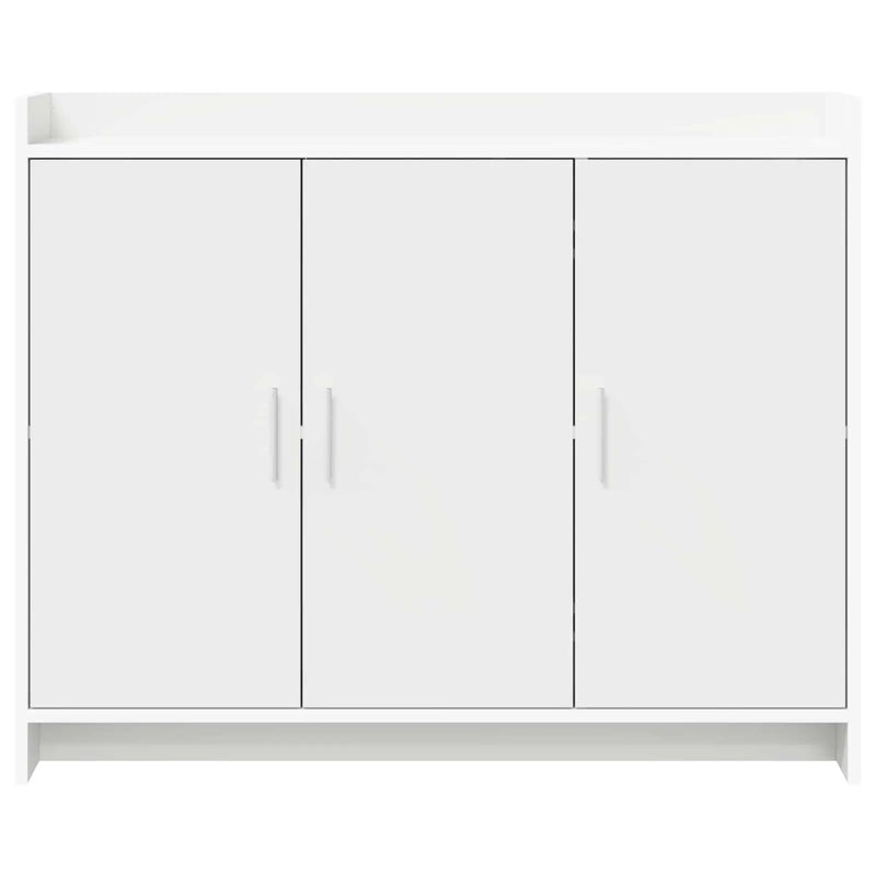 Sideboard White 98.5 x 33 x 80 cm Engineered Wood