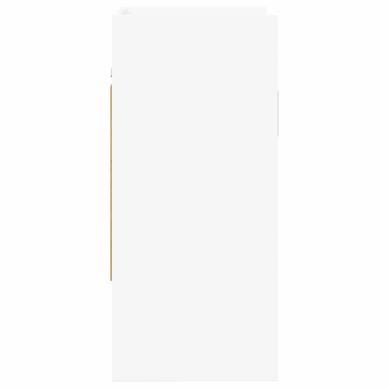 Wall Shelf Wall-Mounted White 80 x 36 x 80 cm Engineered Wood