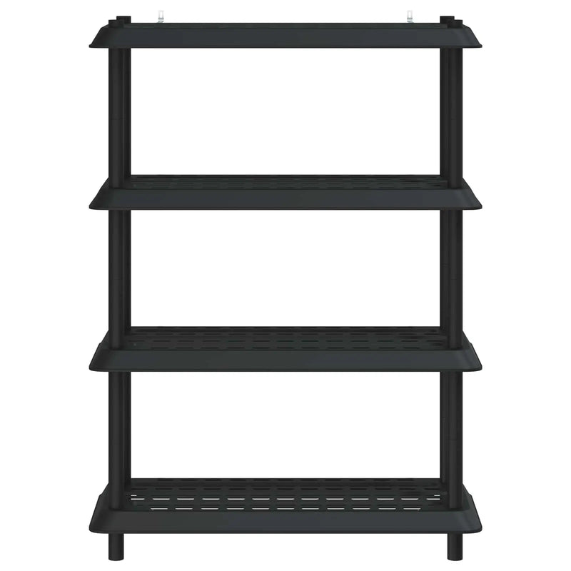 Shelving Unit 4-Tier 100 x 40 x 136.5 cm PP Anthracite