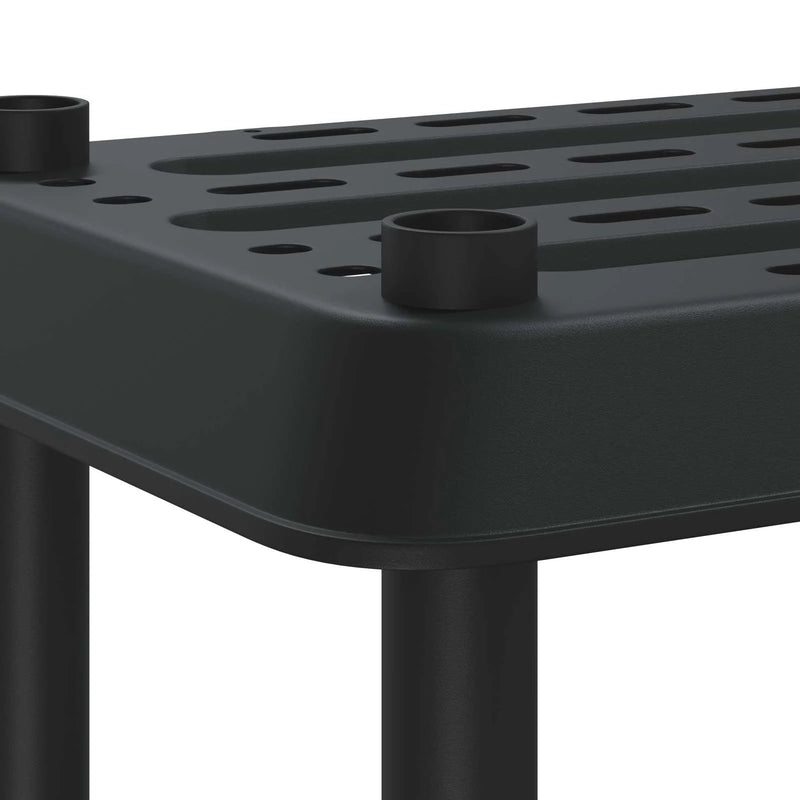 Shelving Unit 5-Tier 100 x 40 x 177 cm PP Anthracite
