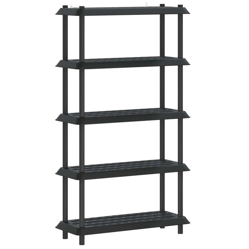 Shelving Unit 5-Tier 100 x 40 x 177 cm PP Anthracite