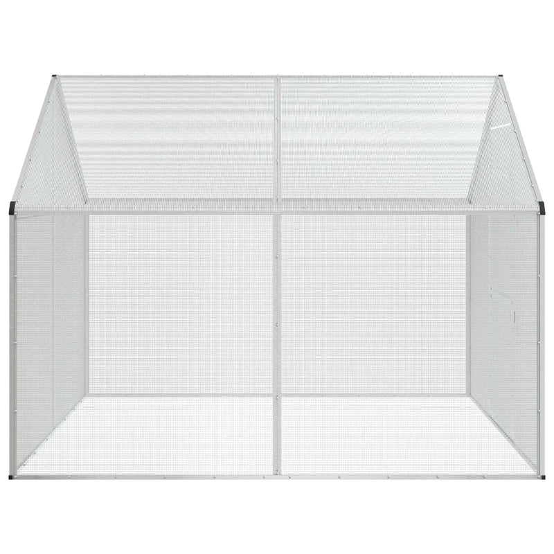 Bird Cage Silver 181.5 x 221 x 173.5 cm Welded Wire Mesh