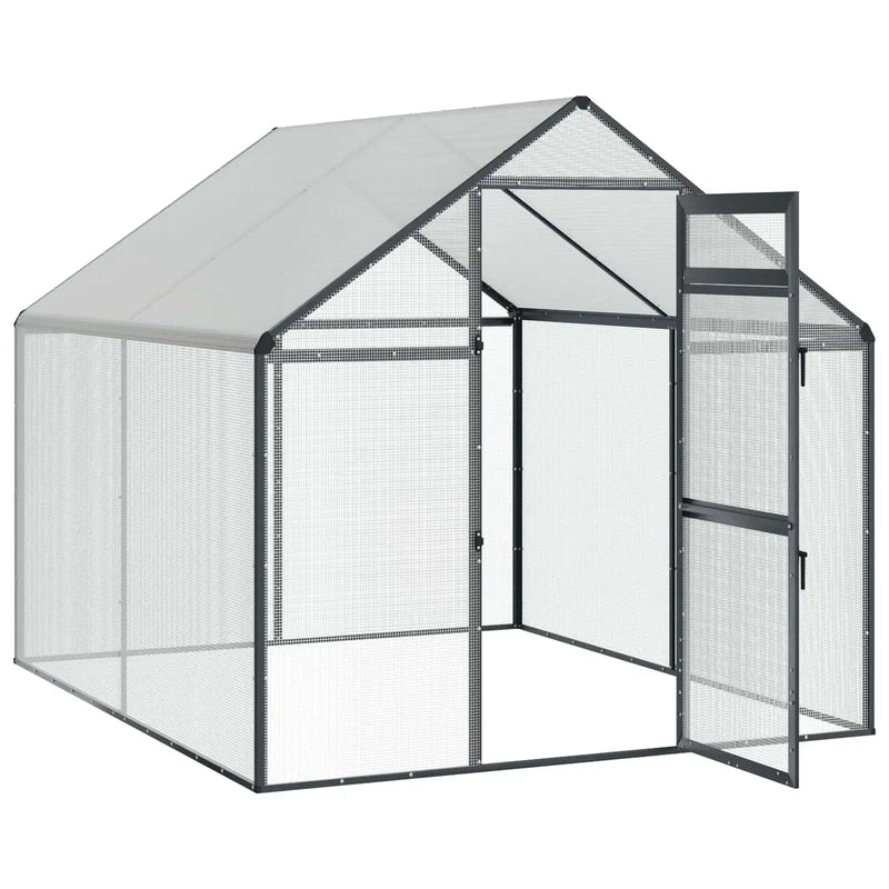 Bird Cage Anthracite 181.5 x 221 x 173.5 cm Welded Wire Mesh