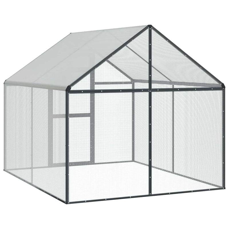 Bird Cage Anthracite 181.5 x 221 x 173.5 cm Welded Wire Mesh