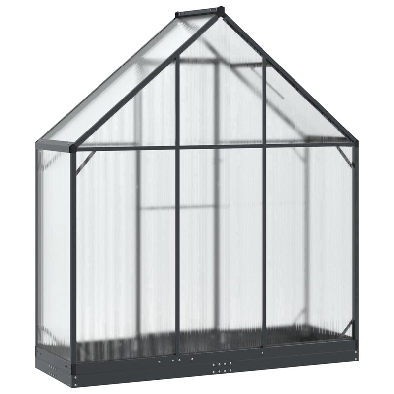 Garden Greenhouse with Door Anthracite 183.5 x 63.5 x 207 cm
