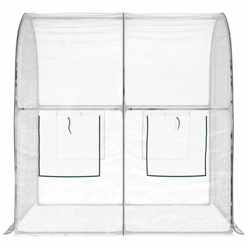 Greenhouse with Frame 160 x 200 x 192.5 cm PVC Transparent