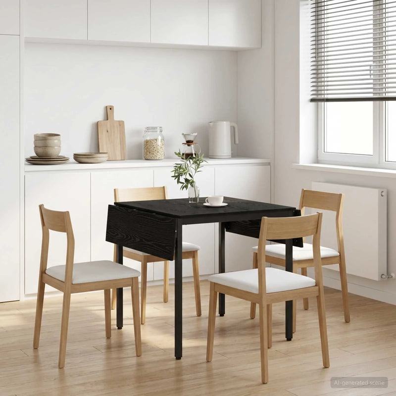 Extendable dining table 120 x 81.5 x 75 cm Engineered Wood