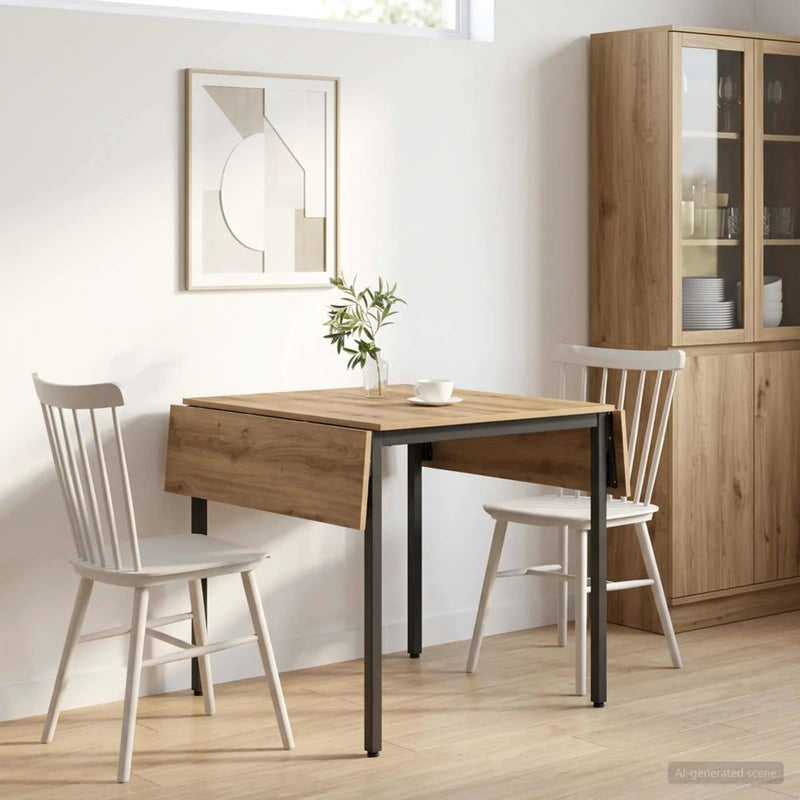 Extendable dining table 120 x 81.5 x 75 cm Engineered Wood