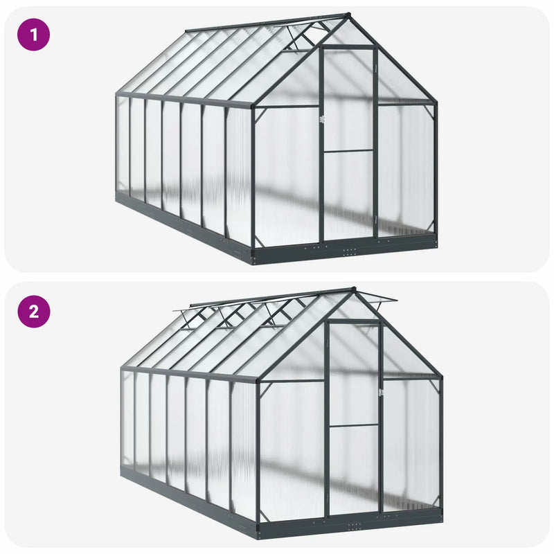 Garden Greenhouse 185 x 423.5 x 207 cm