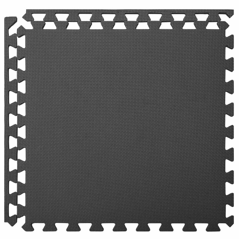 Pool Ground Mat 6 pcs Black 2.16 ��� EVA Foam