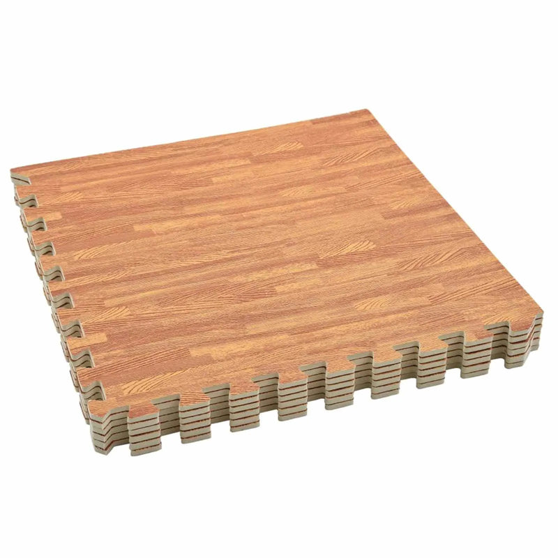 Puzzle Exercise Mats 12 pcs Brown 4.32 ��� EVA Foam