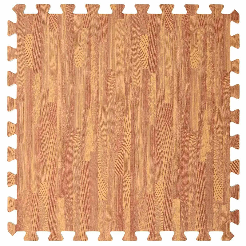 Puzzle Exercise Mats 12 pcs Brown 4.32 ��� EVA Foam