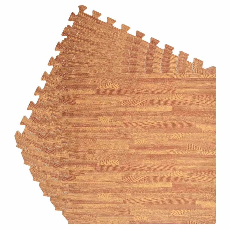 Puzzle Exercise Mats 12 pcs Brown 4.32 ��� EVA Foam