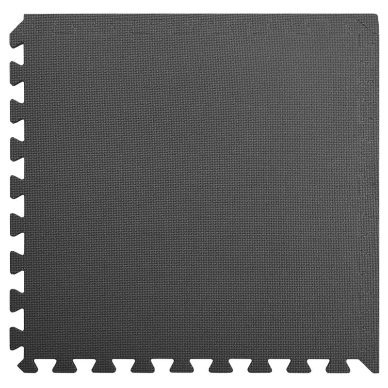 Puzzle Exercise Mats 12 pcs Black 4.32 ��� EVA Foam