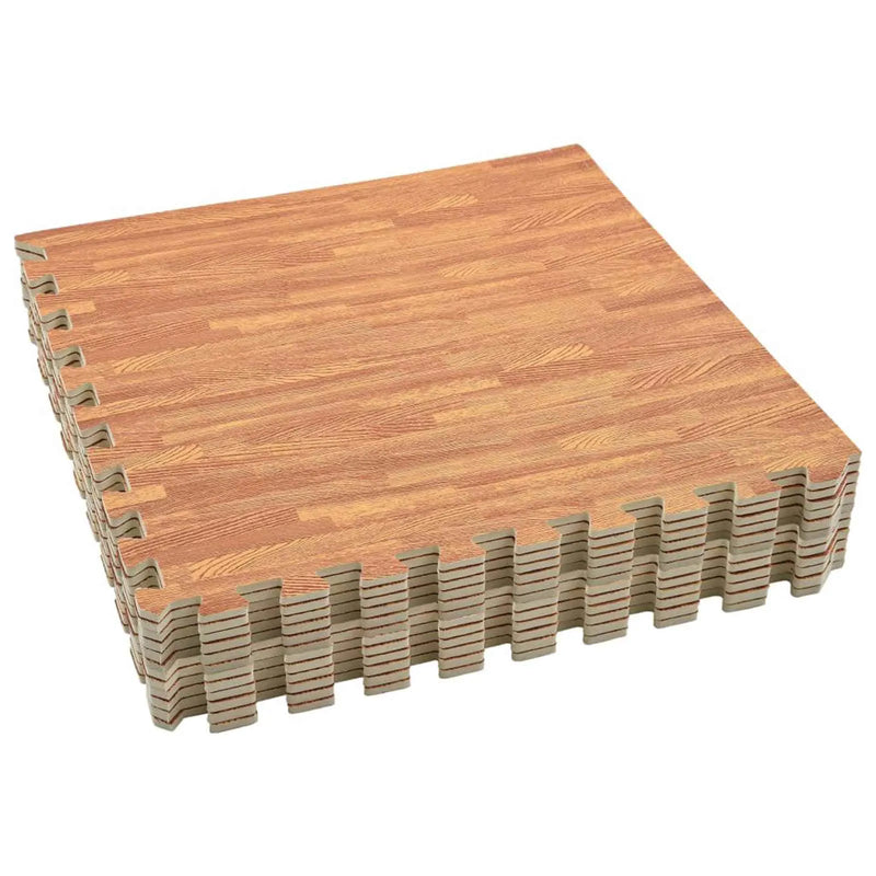 Puzzle Exercise Mats 12 pcs Brown 4.32 ��� EVA Foam