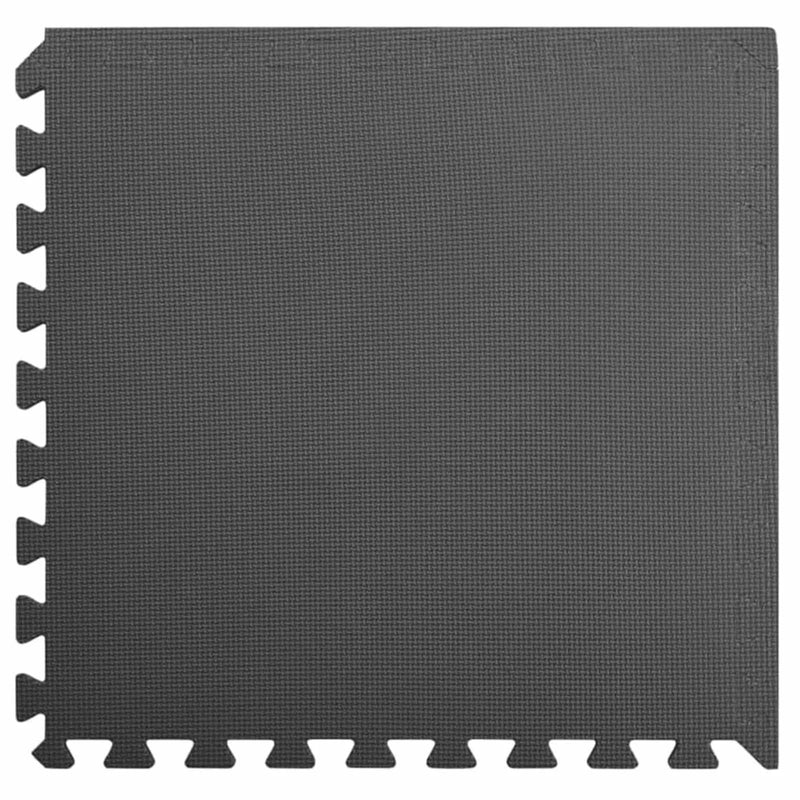 Puzzle Exercise Mats 24 pcs Black 8.64 ��� EVA Foam